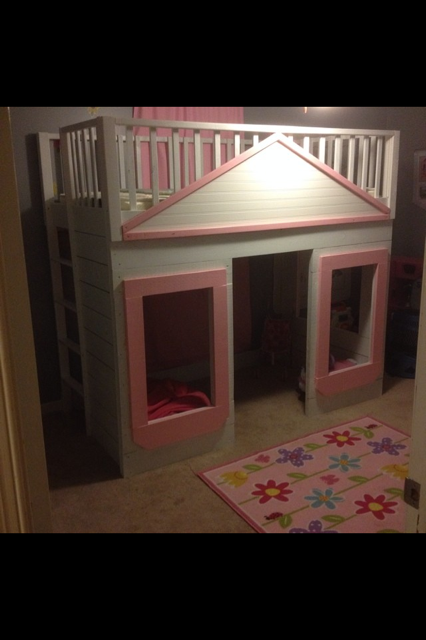 Ana White Little Cottage Loft bed - DIY Projects