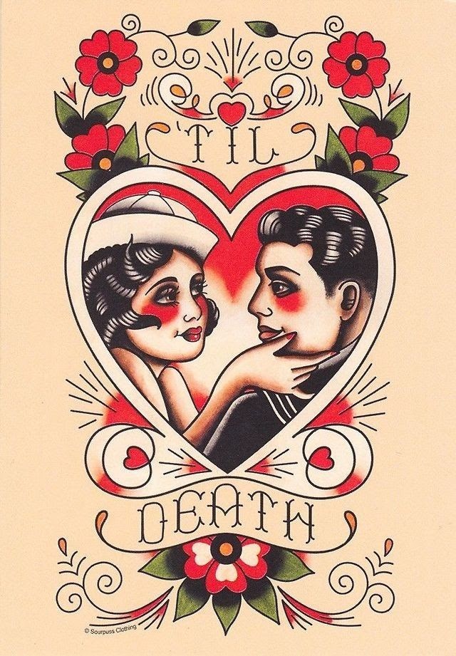 Rockabilly Tattoo Designs : Rockabilly couple | Rockabilly art, Art prints, Rockabilly ... - Ranging from eccentric symbol relationships to other purposes.