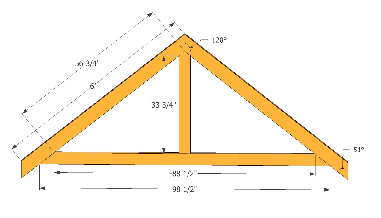 ... roof trusses shed roof truss design shed roof truss design how to