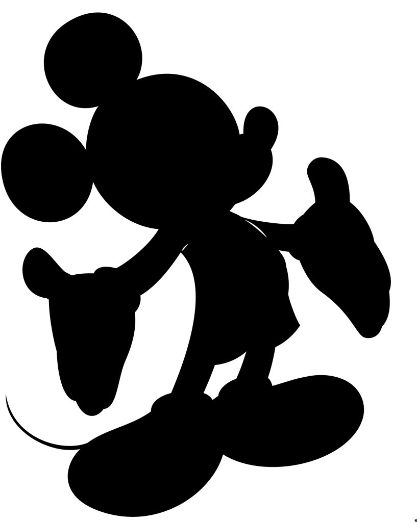 Download Mickey Head Silhouette - Cliparts.co