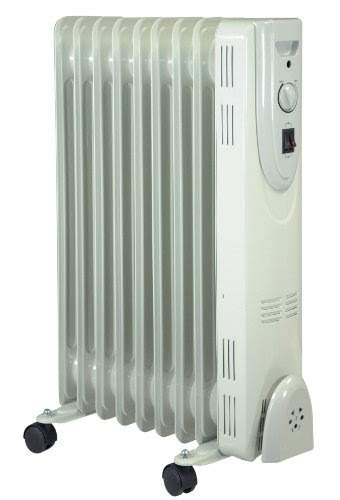 2 kW 9 Fin Oil Filled Radiator