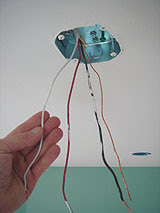 electrical - Can I run the cord for plugged ceiling lights ...