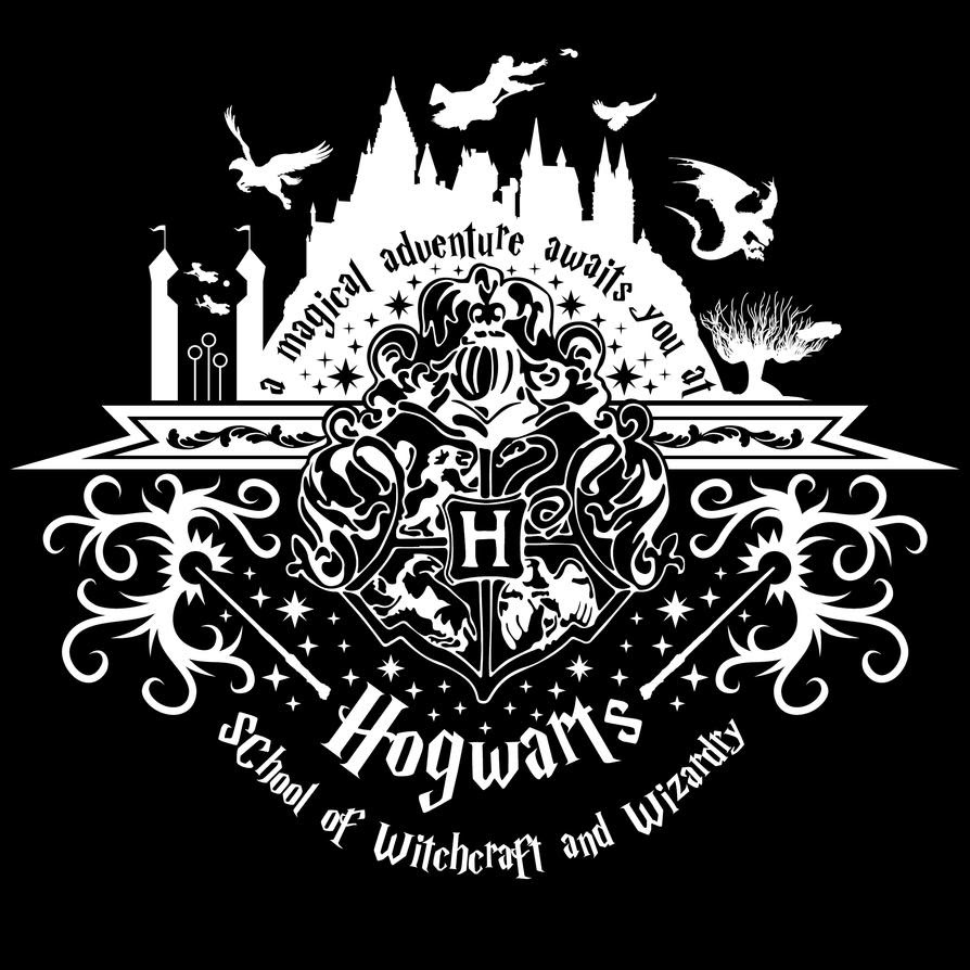 Download Welcome to Hogwarts (white) by johnnygreek989 on DeviantArt