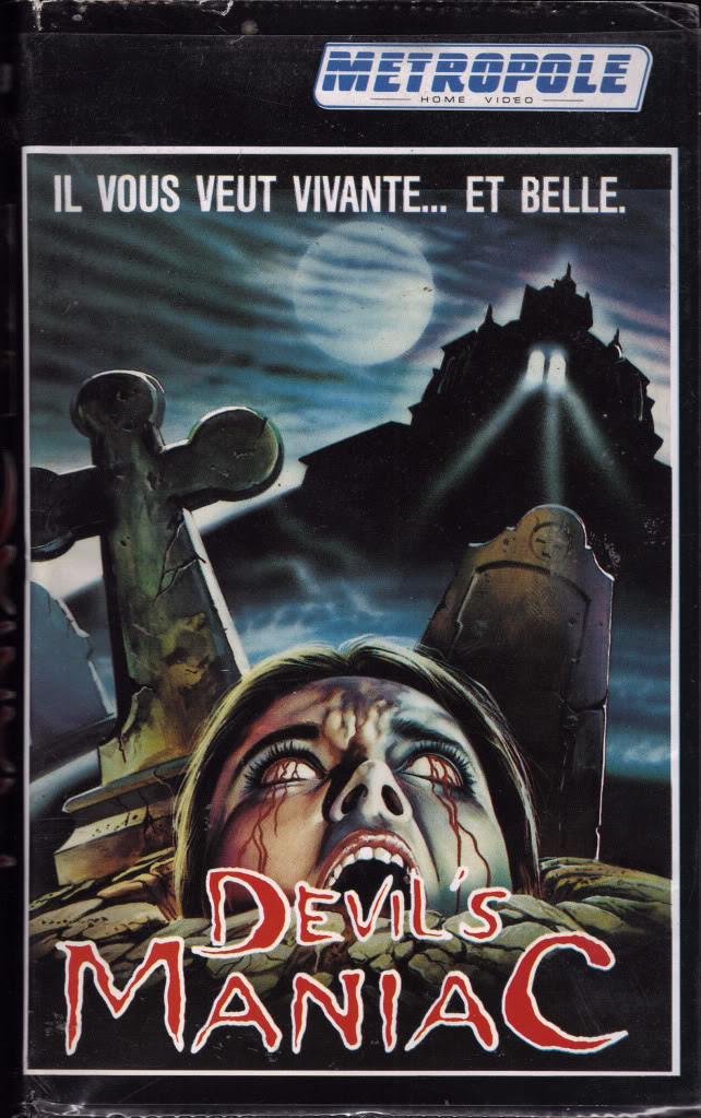 Devils Maniac (VHS Box Art)