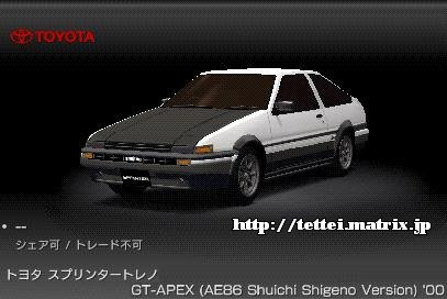 グランツーリスモpsp 車種一覧