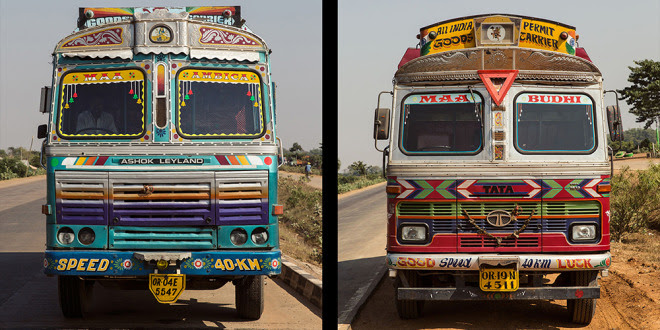 The Psychedelic Customized Big Rigs of India