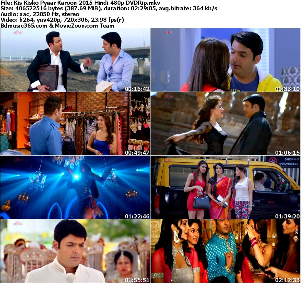 Kis Kisko Pyaar Karoon 2016 Hindi Full Movie HdRip 350mb 