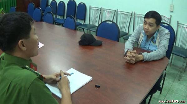  Đối tượng Đào Nguyên Anh (quê Hải Phòng) tại Công an quận 5, TP HCM