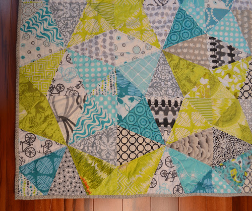 Kaleidoscope Quilt - binding detail