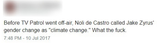 Former Vice President Noli De Castro Was Lambasted By The National Youth Commission For Mocking Jake Zyrus! 