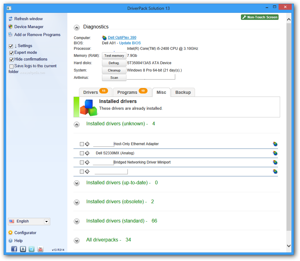Technical Setup Details of DriverPack Solution 13
