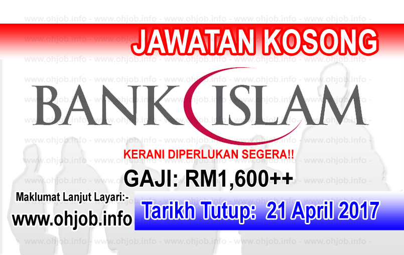 Jawatan Kerja Kosong BIMB - Bank Islam logo www.ohjob.info april 2017