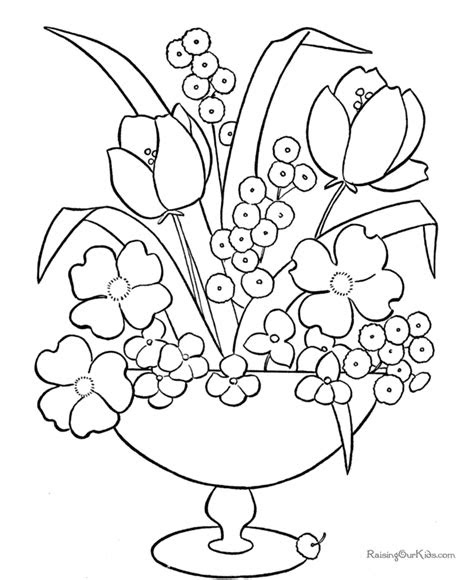  printable flower coloring pages coloring home
