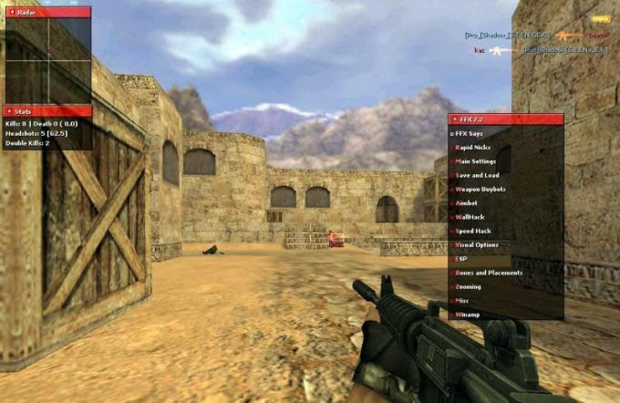 Download Fighter FX 7.2 Hack for CS 1.6 - 680 x 442 jpeg 62kB