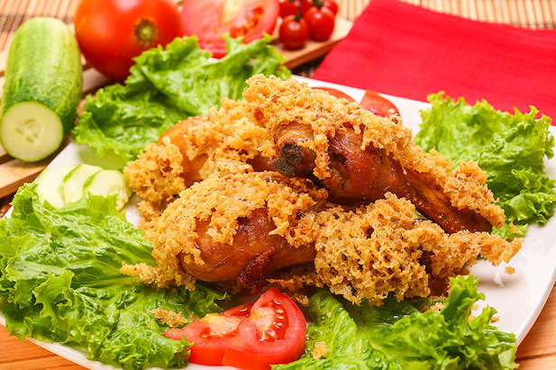 Ayam Kalasan Kremes Resep dari Dapur KOBE Ayam Kalasan Kremes Resep dari Dapur KOBE