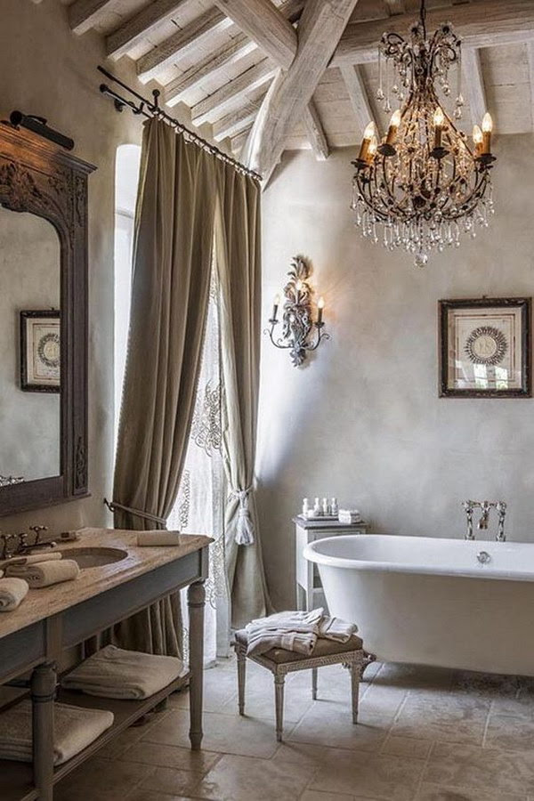 Rustic Farmhouse Bathroom Ideas - Hative