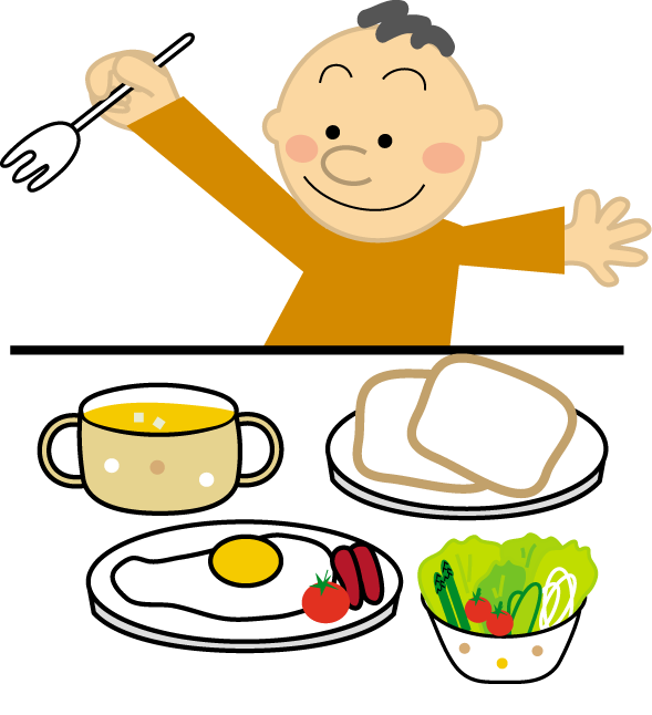 食事のイラスト 健康 医療 無料イラスト フリー素材2