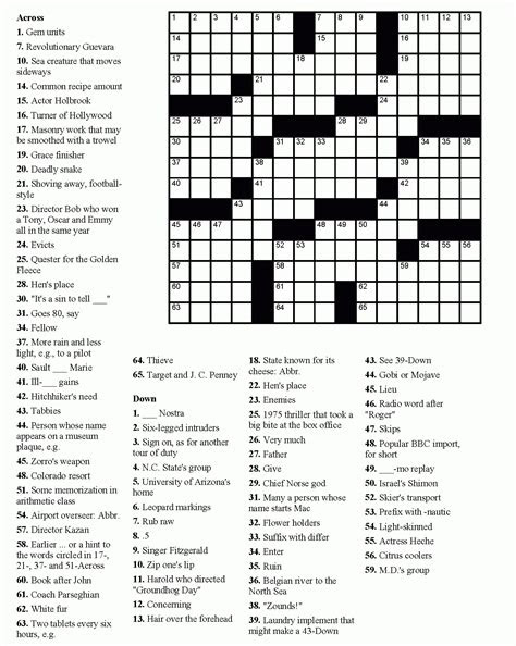 Choose a crossword puzzle to start . printable crossword puzzles pdf easy printable crossword puzzles