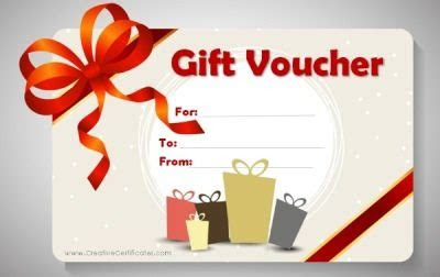  gift voucher template