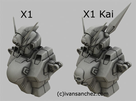 crossbone gundam x1 x2 x3 3d mesh cg sandrum