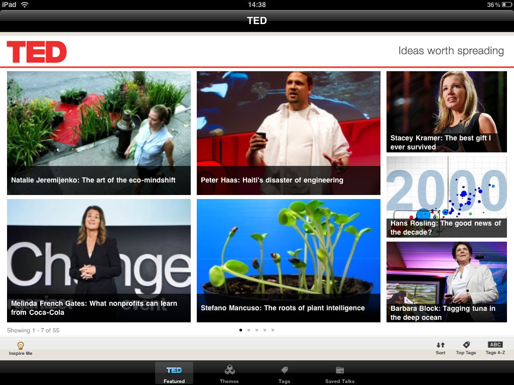 Tedカンファレンス 800本の Tedトーク 動画を閲覧 保存できるipadアプリを公開