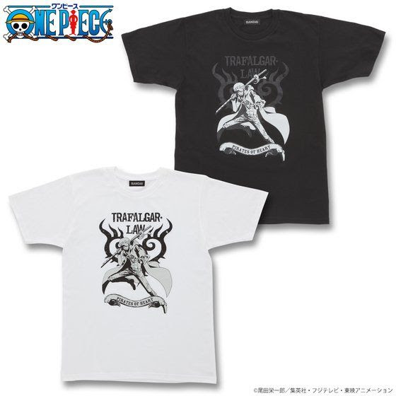 アニメ偉言 ワンピース Tシャツ トラファルガー ロー