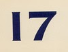 carte chiffre 17