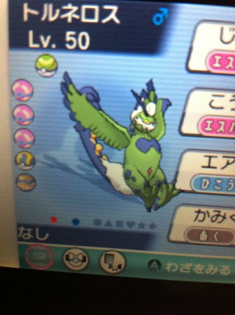 トルネロス フォルムチェンジ有 Oras 色違いに釘付け