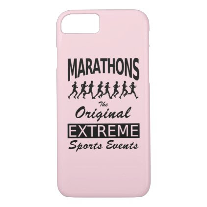 MARATHONS, the original extreme sports events iPhone 7 Case