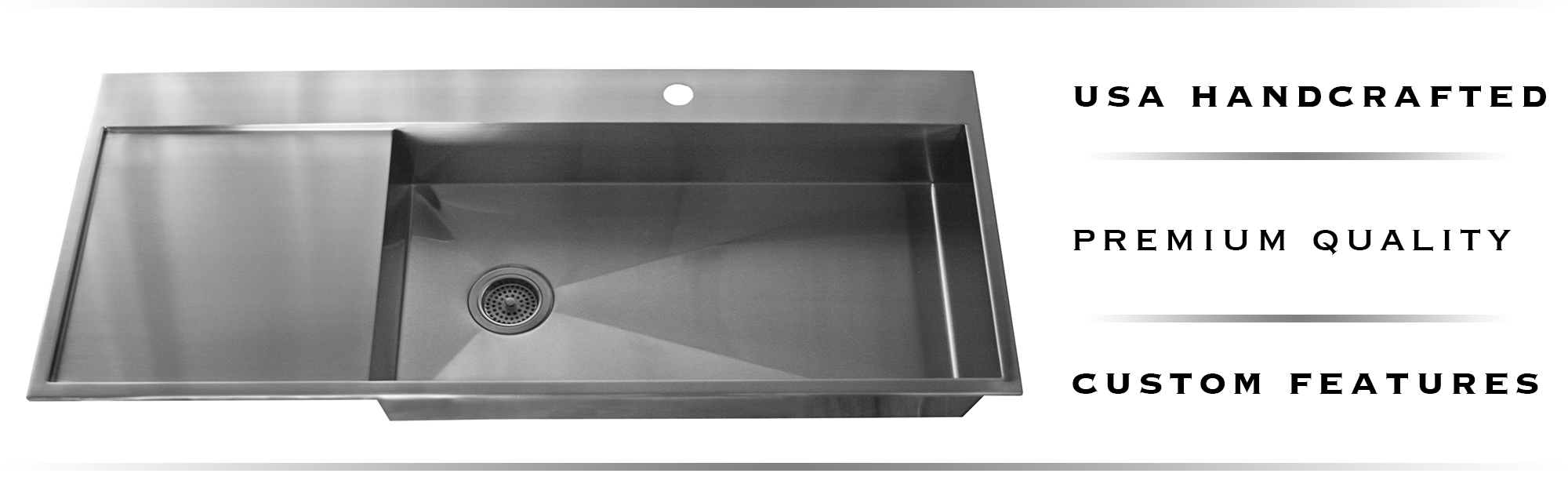 Stainless Steel Kitchen Sinks With Drainboards