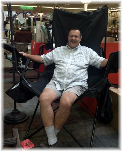 Giant chair Warsaw, Indiana 8/4/12