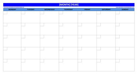  free printable blank calendar template paper trail design free
