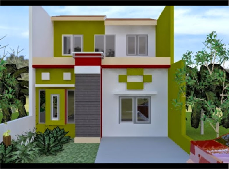 10 Kombinasi  Warna  Cat  Rumah Hijau  Untuk Rumah Minimalis  
