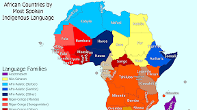Languages Spoken In Africa Map