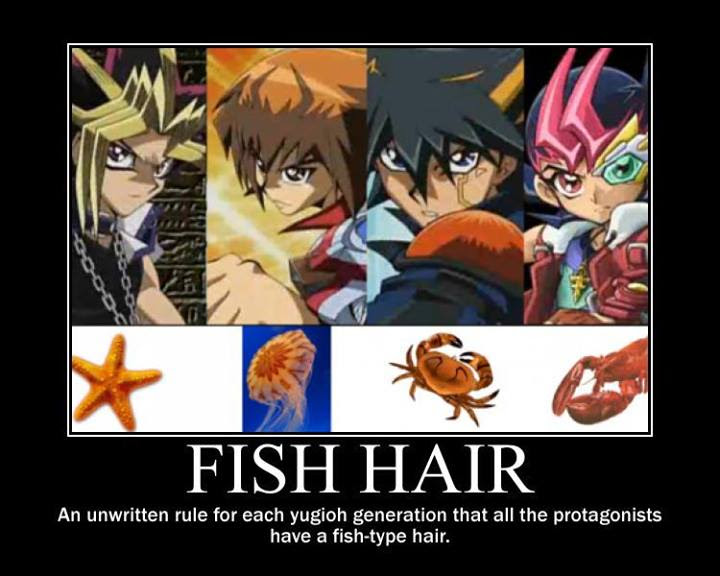 歴代遊戯王の主人公には魚属性のヘアスタイルというルールがある 遊戯王海外の反応 Vrains