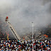 Firefighters, army work to douse massive fire in Bangladesh market