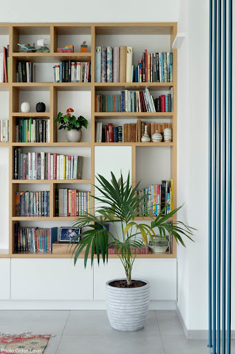 Bookshelf Design In Living Room