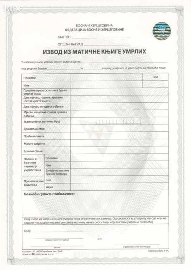 Bez roka važenja: Ovo su novi rodni listovi i uvjerenja o ...