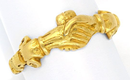 Original-Foto 2, GOLDRING HANDSCHLAG, ORIG. ANTIK, GRAVUR EMAILLE LUXUS!