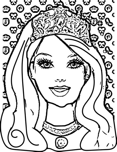 barbie coloring pages wecoloringpage