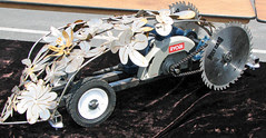 Power Tool Racer - Circular Saw, flower power