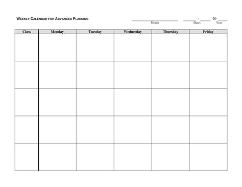  monthly calendar template monday to sunday template calendar design