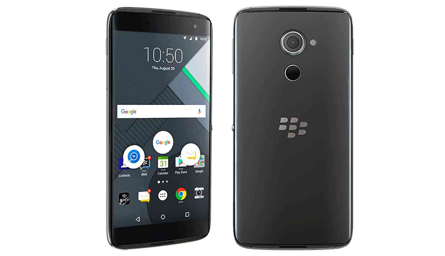 BlackBerry DTEK60 official front rear