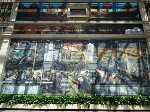 Diego Rivera's mural "Detroit Industry" at Detroit Institute of Arts (Detroit. 2012)