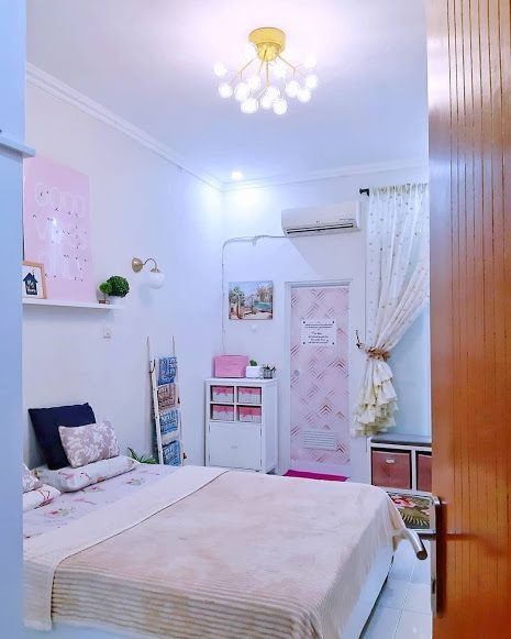 deko bilik tidur kecil simple