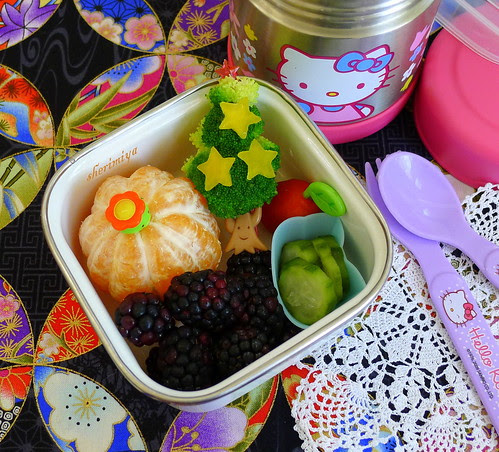 Christmas Tree Side Bento by sherimiya ♥