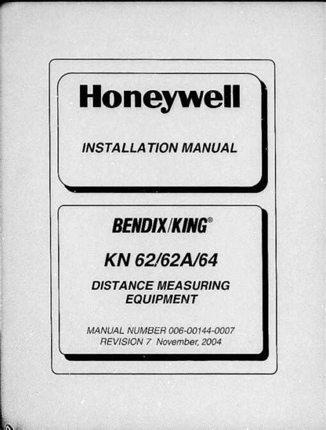 eBook Bendix King Kn 64 Maintenance Manual