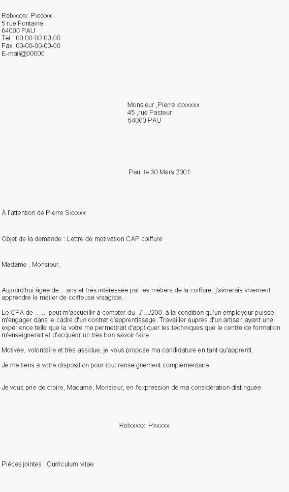 lettre de motivation pour un stage en banque - Modele de ...