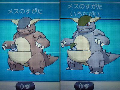 色ガルーラ Xy 色ポケめも