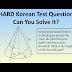VERY HARD South Korean Geometry Problem